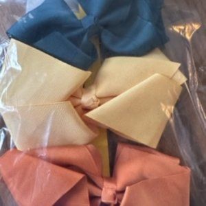 Bundle of (3) 6" Bow  Fall  B8194  Handmade NWT Boutique